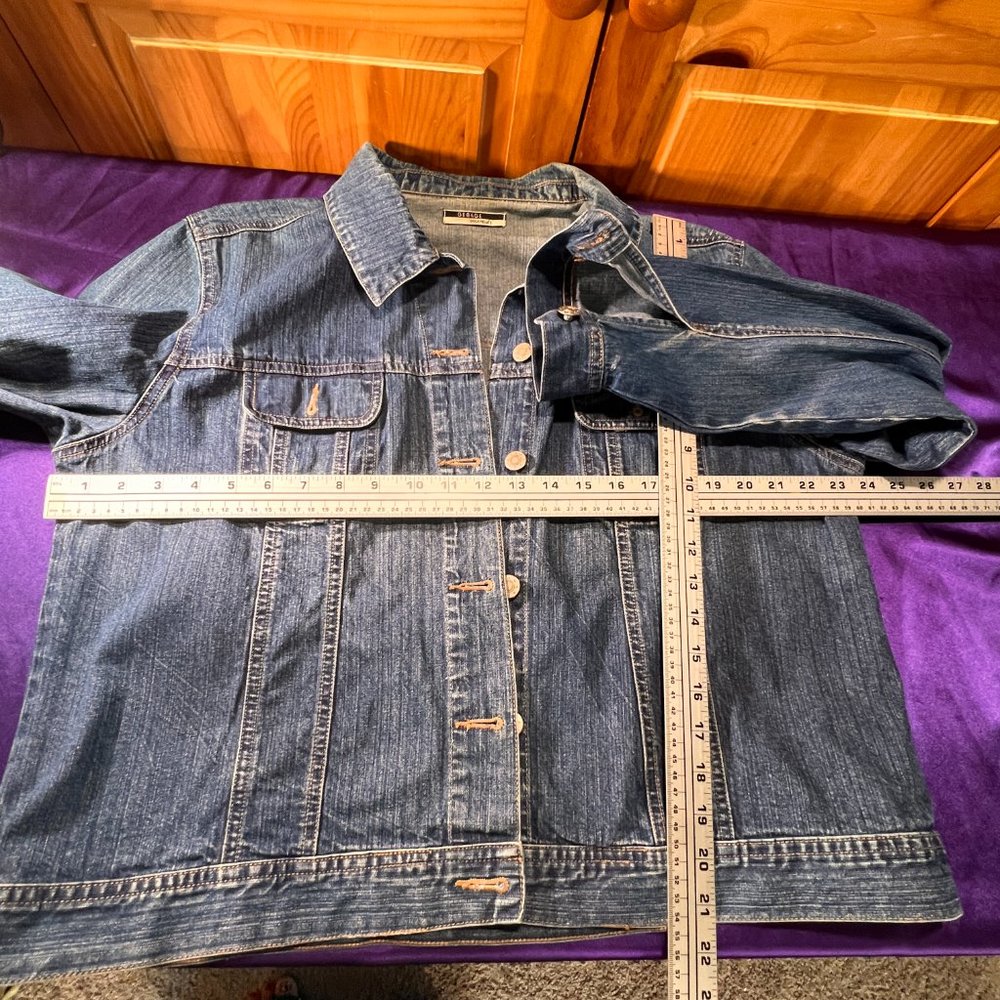 VTG 📌GEGRGE essentials 80s Denim Jacket - Picture 8 of 15